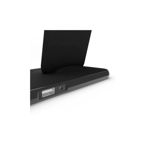 CARGADOR INALÁMBRICO DE ALUMINIO + DOCK 10W - NEGRO