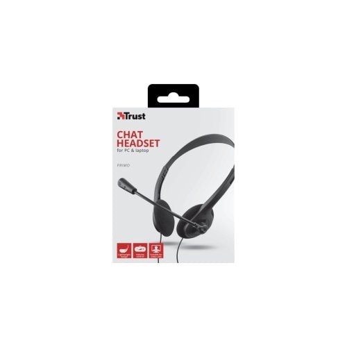 Auriculares Trust Primo Cableado De Diadema Estéreo - Biauricular - Supra-aural - 32 Ohm - 70 Hz a 20 kHz - 180 cm Cable -
