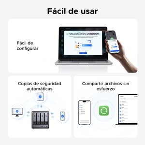 UGREEN NASYNC DXP4800 INTEL N100 QUAD-CORE CPU 8GB DDR5 RAM