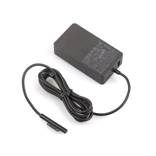 Microsoft 127 W AC Adapter - 1 Pack - Universal Adapter - For Notebook, Tablet PC - 15 V DC Output - 8 A - Black