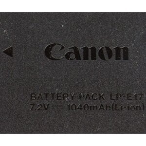CANON Rechargeable Battery LP-E17 for EOS Cameras