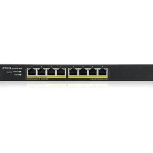 Zyxel GS1915-8EP, 8-puertos GbE PoE modo híbrido Smart mode, standalone o NebulaFlex Cloud, 60 Watt 802.3at, escritorio, s