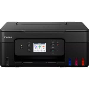 Canon PIXMA G3590 3-in-1 MegaTank Inkjet Printer with Refillable Ink Tanks (4 high-yield ink bottles INCLUDED)