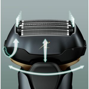 Panasonic ES-LV97 Shaver - 5 x Stainless Steel Blades - Cordless - 0.83 Hour Maximum Battery Run Time - 1 Hour Maximum Bat