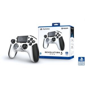 NACON Gaming Pad - Wireless - Bluetooth - PlayStation 4, PlayStation 5, PC, Mac, Android, iOS, PlayStation - White
