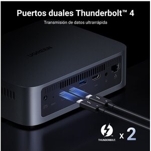 Ugreen NASync DXP480T Plus NAS System 4-Bay NVMe. Type: NAS. Chassis type: Desktop. Device class: Home & Home Office. Proc