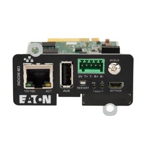 Eaton INDGW-M3 UPS Management Adapter - Mini Slot - 1 x Network (RJ-45) Port(s) - USB