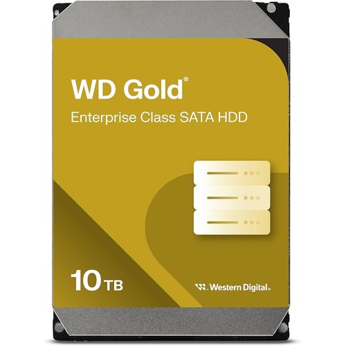 WD Gold 10 TB Hard Drive - 3.5"" Internal - SATA (SATA/600) - 7200rpm