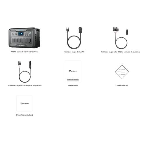 BLUETTI AC500 ONLY Inverter| 5,000W | Does NOT work without B300S or B300K battery