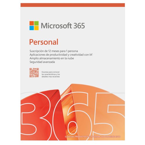 Microsoft 365 Personal FPP Spanish EuroZone Subscr 1YR Medialess