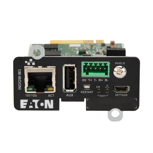 Eaton INDGW-M3 UPS Management Adapter - Mini Slot - 1 x Network (RJ-45) Port(s) - USB