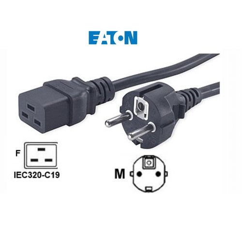 1 Cable Salida SAI - IEC C19/C20  16 A - 1,9 m
