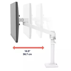Ergotron Mounting Arm for Monitor - White
