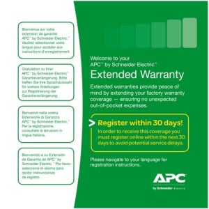 APC by Schneider Electric Service/Support - Extended Warranty - 1 Year - Service - 24 x 7 - Maintenance - Electronic and P