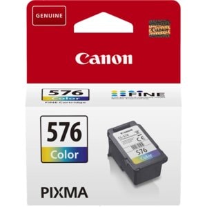 Canon CL-576 Original Standard Yield Inkjet Ink Cartridge - Cyan, Magenta, Yellow - 1 Pack - 6.2 mL - 100 Pages