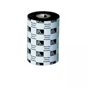 Zebra 04800BK11045 Thermal Transfer Ribbon - Black - 12 Pack - Thermal Transfer - 12 Pack