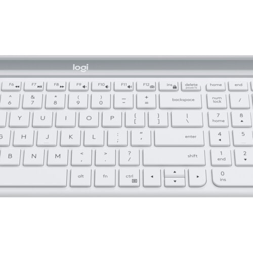 Logitech MK470 Keyboard & Mouse - Spanish - USB Wireless RF - USB Wireless RF - Optical - 1000 dpi - Scroll Wheel - Symmet