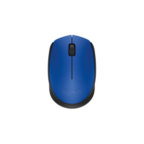 Logitech M171 Mouse - Radio Frequency - USB 2.0 - Optical - Blue - Wireless - 1000 dpi - Scroll Wheel