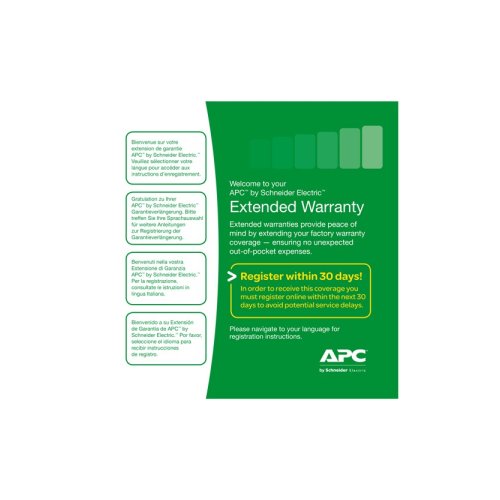 APC by Schneider Electric Service Pack - Extended Warranty - 3 Year - Warranty - Technical - Physical