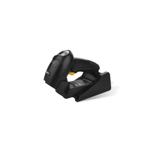Newland HR52 Bonito Bluetooth - 555 mm Scan Distance - 1D, 2D - Laser - CMOS - Bluetooth - USB, Serial - Stand Included - 