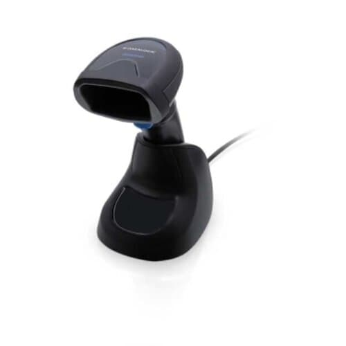 Handheld Barcode Scanner Kit - Cable Connectivity - Black - USB Cable Included - 510.54 mm Scan Distance - 1D, 2D - Imager