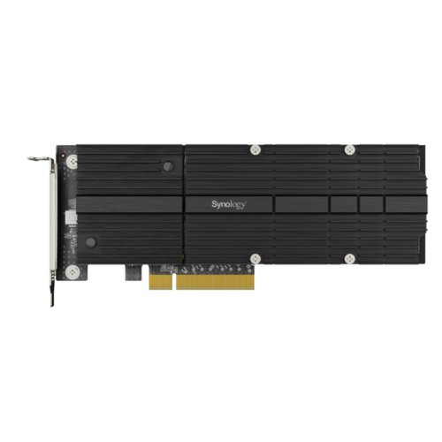 M2D20 Tarjeta adaptadora SSD M.2 de doble ranura para aceleración de caché. Synology M2D20 es una tarjeta adaptadora de SS