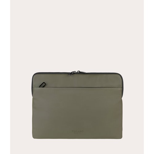 Tucano Gommo Carrying Case (Sleeve) for 33 cm (13") to 38.1 cm (15") Apple MacBook Air - Military Green - Water Proof, Ant