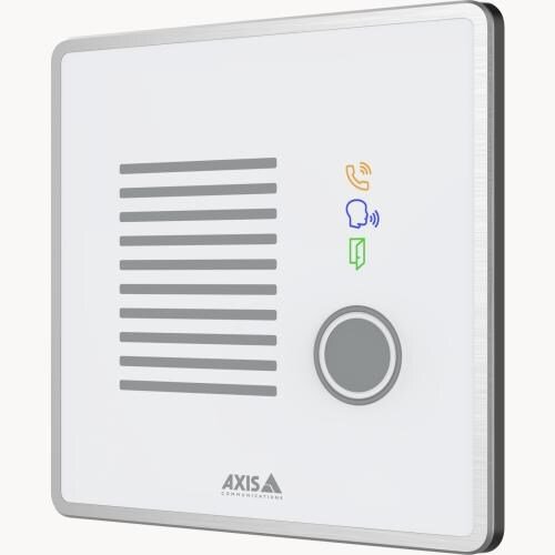 AXIS I7020 Intercom Sub Station for Indoor - Grey - Cable - Recessed Mount, Wall Mount - Stainless Steel, Zinc