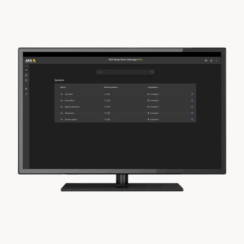 AXIS Body Worn Manager Pro - License - 1 Year