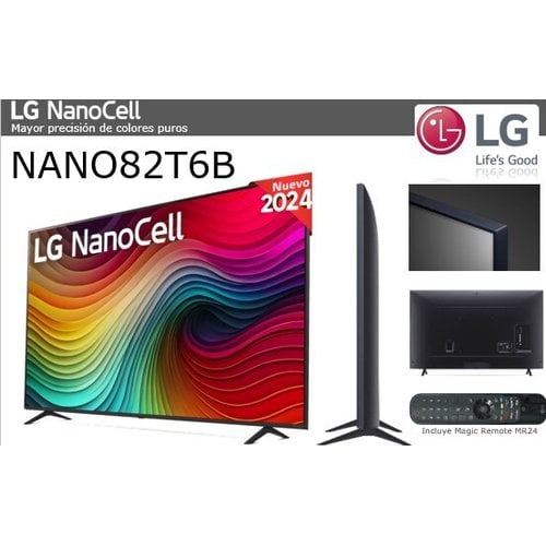 LG Nano82 43NANO82T6B 109.2 cm Smart LED-LCD TV 2024 - 4K UHDTV - High Dynamic Range (HDR) - HDR10, HDR10 Pro, HLG - Direc
