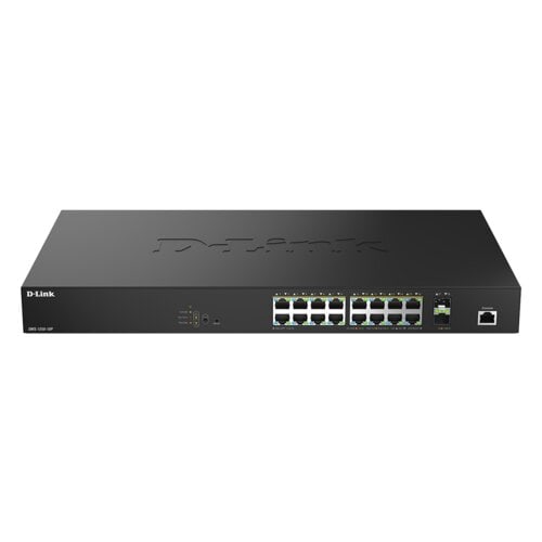 D-Link 18-Port 2.5G Multi-Gigabit PoE++ Smart Managed Switch with 2 x 10G SFP+ Ports. Switch type: Managed, Switch layer: 