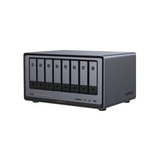 Ugreen NASync DXP8800Plus. Type: NAS. Chassis type: Desktop. Device class: Home & Home Office. Processor family: Intel® Co