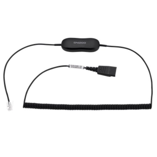 Jabra 6.6ft. Headset Connection Cable, Black 
