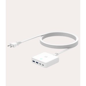 Tucano 65 W AC Adapter - Universal Adapter - 2 USB - 2 USB Type-C - For Notebook, Tablet PC, Smartphone, iPhone, iPad Pro 