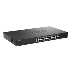 D-Link 24 Ports Ethernet Switch - 2.5 Gigabit Ethernet - 2.5GBase-T - 2 Layer Supported - Twisted Pair - Desktop