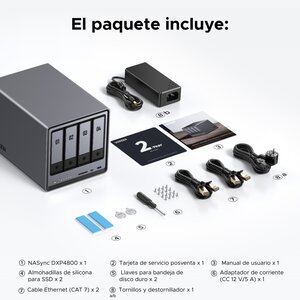 UGREEN NASYNC DXP4800 INTEL N100 QUAD-CORE CPU 8GB DDR5 RAM