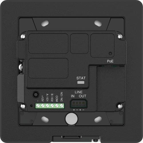 AXIS I7020 Intercom Sub Station for Indoor - Grey - Cable - Recessed Mount, Wall Mount - Stainless Steel, Zinc