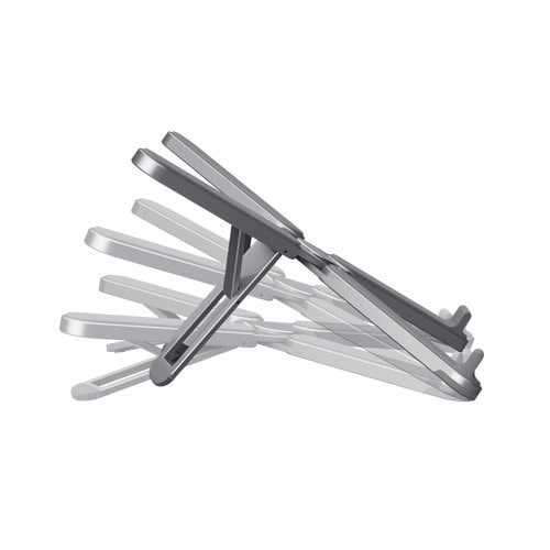 SOPORTE PORTATILES PLEGABLE ALUMINIO GRIS MACY