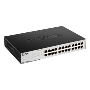 D-Link 24 Ports Ethernet Switch - Gigabit Ethernet - 10/100/1000Base-T - 2 Layer Supported - Twisted Pair - Desktop
