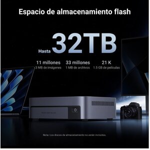 Ugreen NASync DXP480T Plus NAS System 4-Bay NVMe. Type: NAS. Chassis type: Desktop. Device class: Home & Home Office. Proc