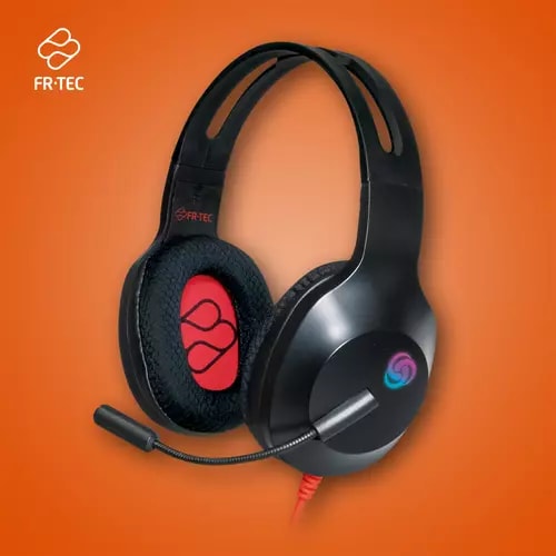 FR-TEC Typhoon Wired On-ear, Over-the-head Stereo Gaming Headset - Binaural - Ear-cup - Mini-phone (3.5mm), USB 2.0
