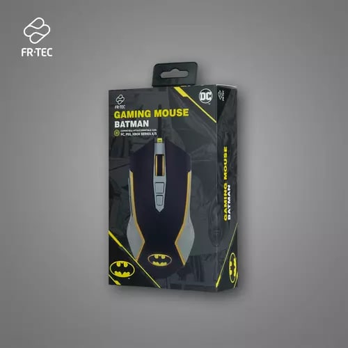 FR-TEC Gaming Mouse - Black, Yellow, Dark Grey - 1 - Cable - 8000 dpi - Scroll Wheel