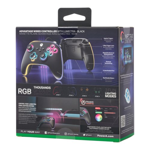 PowerA XBGP0140-01. Device type: Gamepad, Gaming platforms supported: Xbox Series S, Xbox Series X. Connectivity technolog