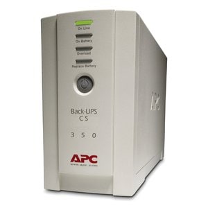 APC by Schneider Electric Back-UPS BK350EI Standby UPS - 350 VA/210 W - Tower - 4.70 Minute Stand-by - 220 V AC Input - 23