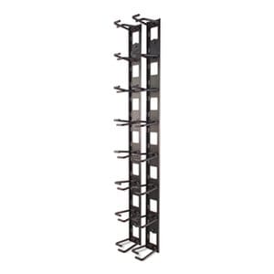 APC by Schneider Electric AR8442 Cable Organizer - Black - Cable Manager - 0U Rack Height