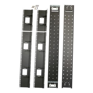 APC by Schneider Electric NetShelter SX Mounting Rail Kit - Black - 1 Each