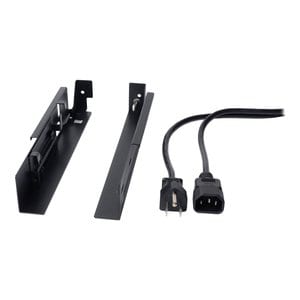 APC by Schneider Electric Rack Mount for KVM Switch - Black - TAA Compliant - 1 Each