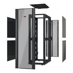 APC by Schneider Electric NetShelter SX AR3100X609 42U Rack Cabinet for Storage, Server - 482.60 mm Rack Width x 914.91 mm
