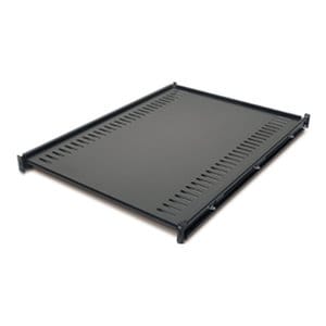 APC by Schneider Electric NULL 1U Rack Shelf - Black - 113.40 kg Maximum Weight Capacity