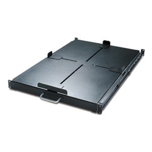 APC by Schneider Electric â€ŽAR8128BLK 1U Rack-mountable Rack Shelf - 482.60 mm Rack Width - Black - 90.91 kg Static/Stati